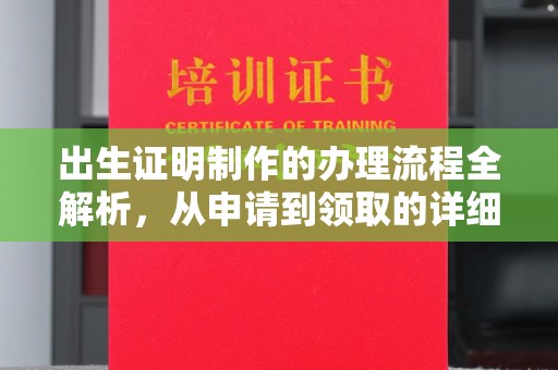 龙南出生证明制作的办理流程全解析，从申请到领取的详细指南